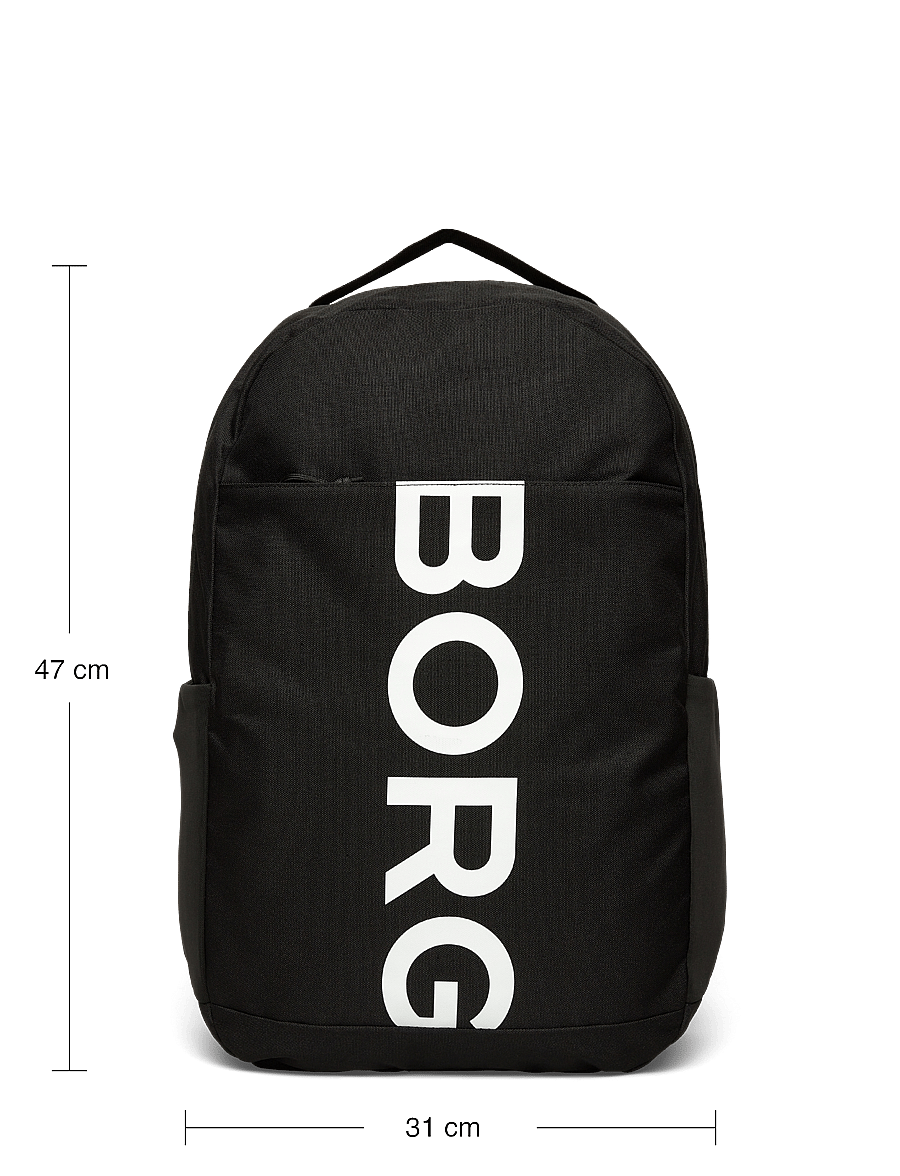 Björn Borg - BORG LOGO BACKPACK L - spordiseljakotid - black beauty - 4