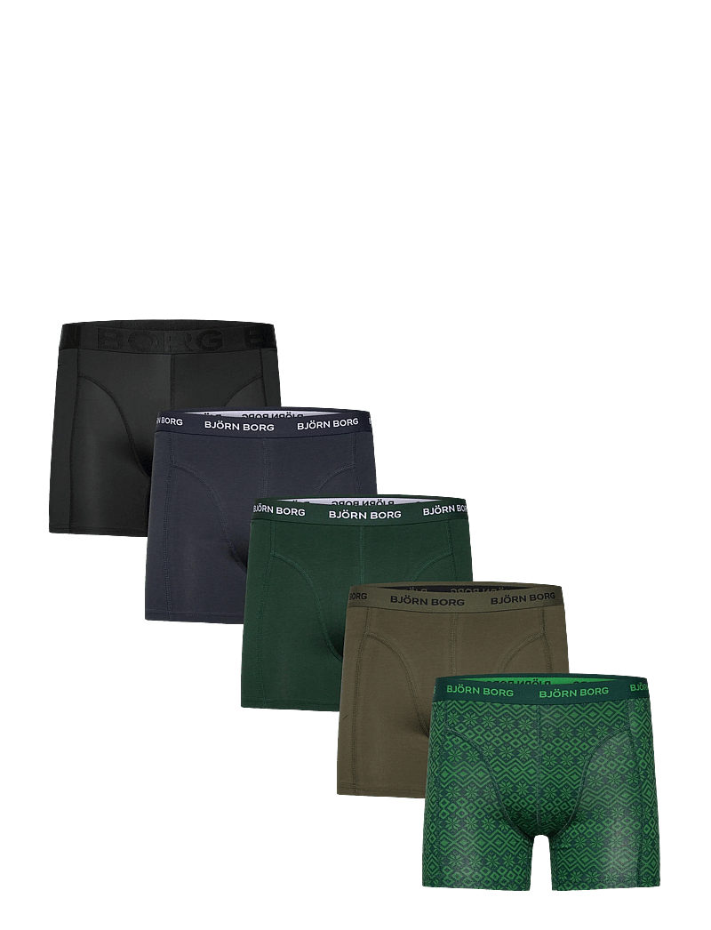 Björn Borg - COTTON STRETCH BOXER 5p - unterhosen im multipack - multipack 1 - 0