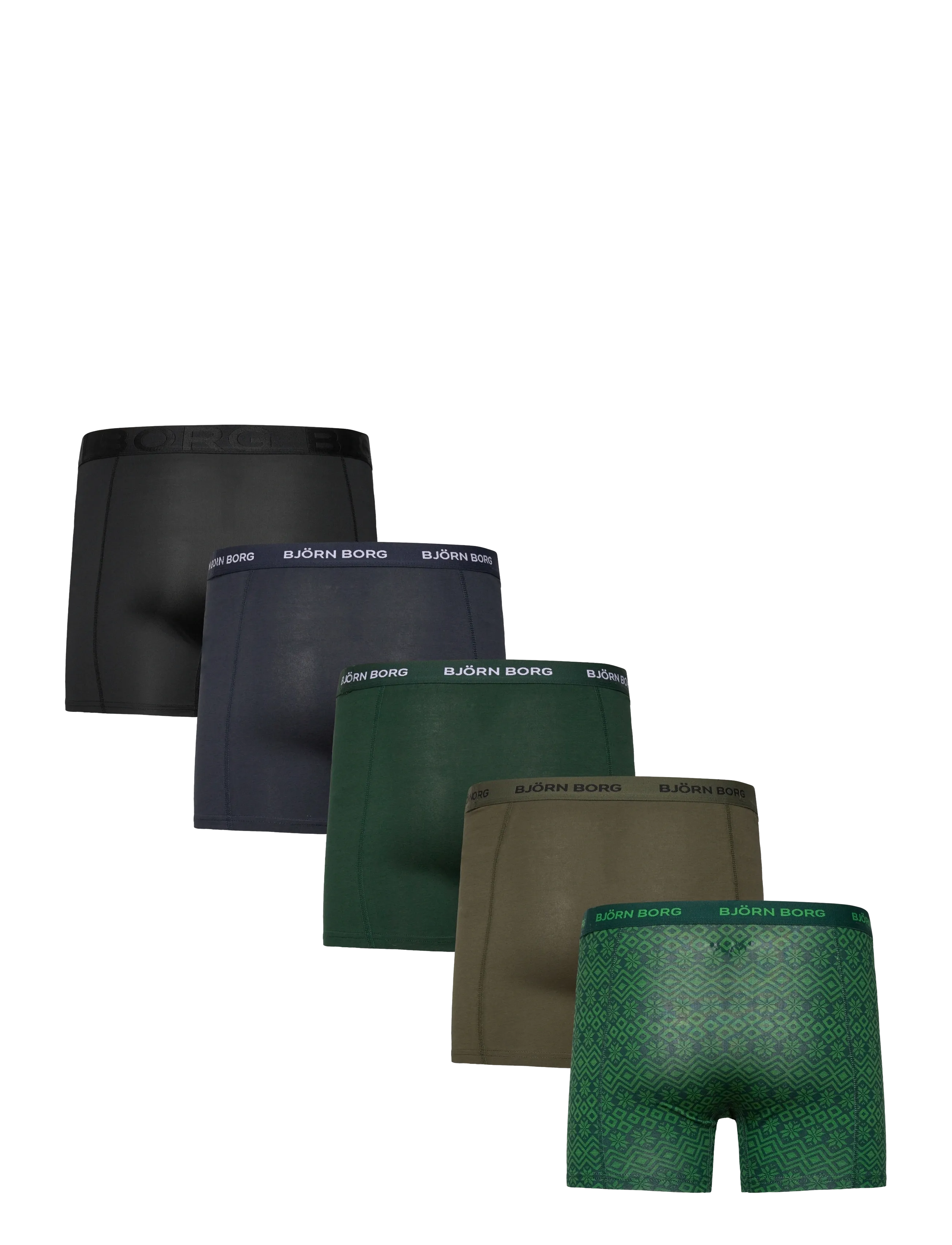 Björn Borg - COTTON STRETCH BOXER 5p - multipack underpants - multipack 1 - 1
