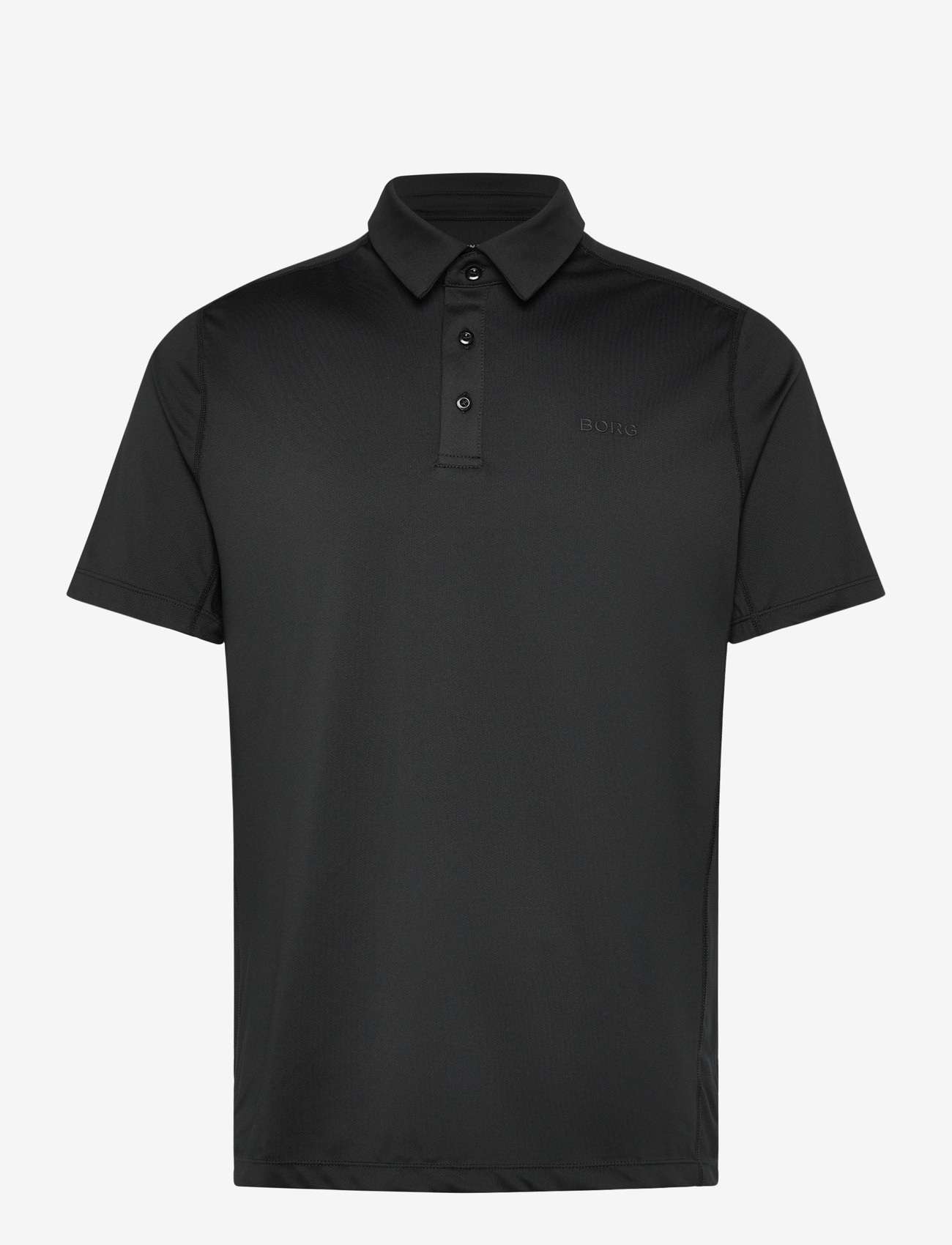 Björn Borg - BORG SPORTS POLO SHIRT - toppar & t-shirts - black beauty - 0