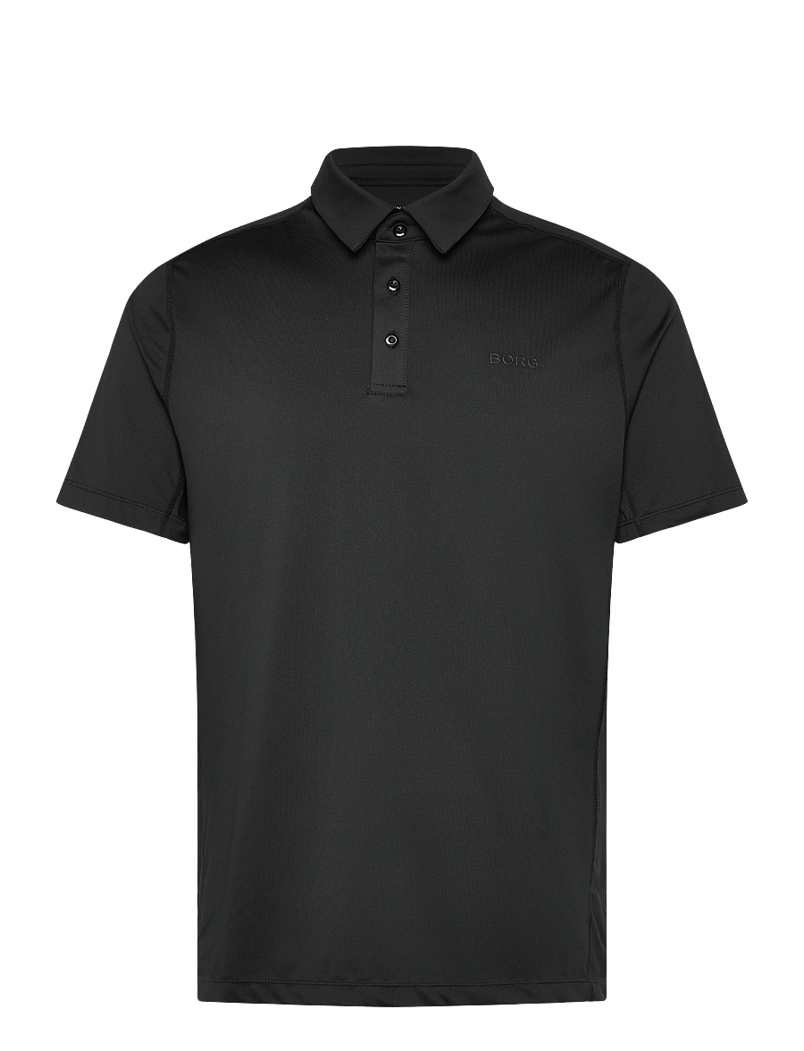 Björn Borg - BORG SPORTS POLO SHIRT - oberteile & t-shirts - black beauty - 1