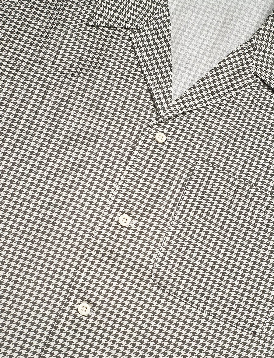 Björn Borg - BORG LYOCELL RESORT SHIRT - mönstrade skjortor - bb houndstooth 3 - 3