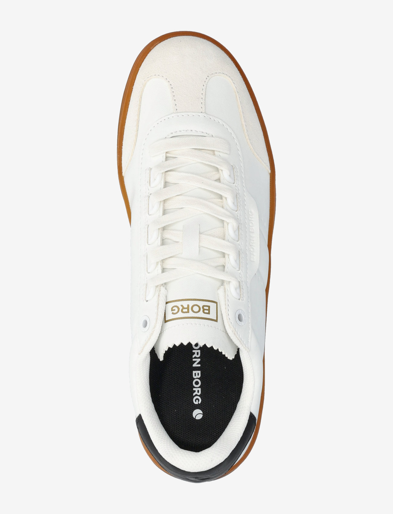 Björn Borg - T2500-C LEATHER - low tops - white - black - 3