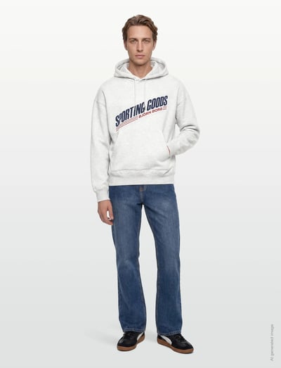 Björn Borg BORG OVERSIZED HOODIE - Kleidung - ULTRA LIGHT GREY MELANGE / grey