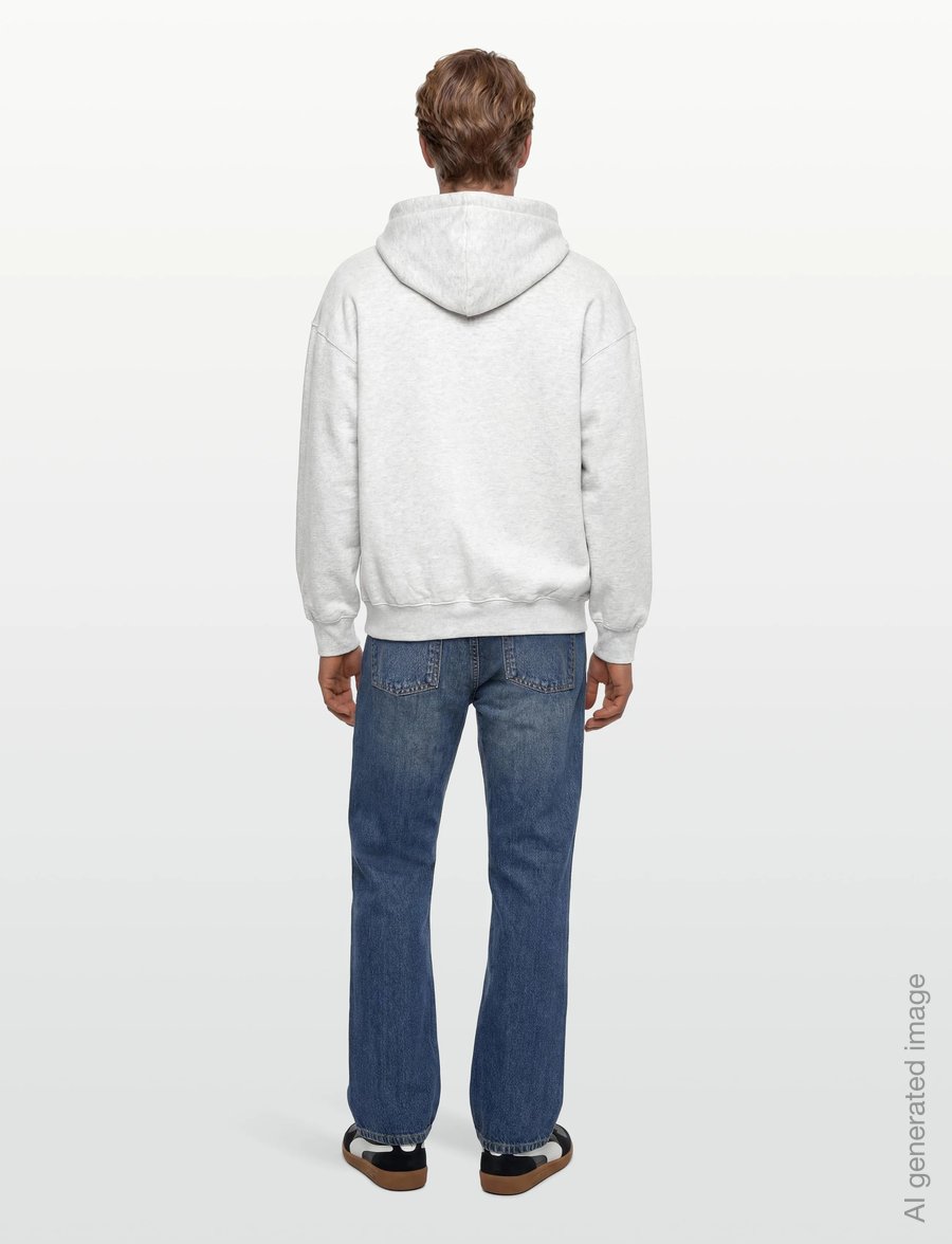 Björn Borg - BORG OVERSIZED HOODIE - sweatshirts - ultra light grey melange - 4