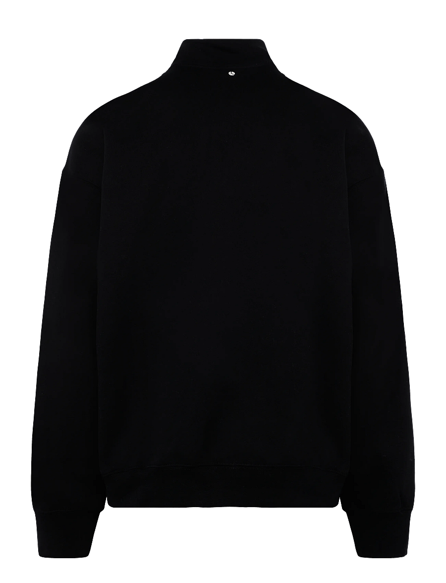 Björn Borg - BORG OVERSIZED HALF-ZIP - oberteile - black beauty - 1