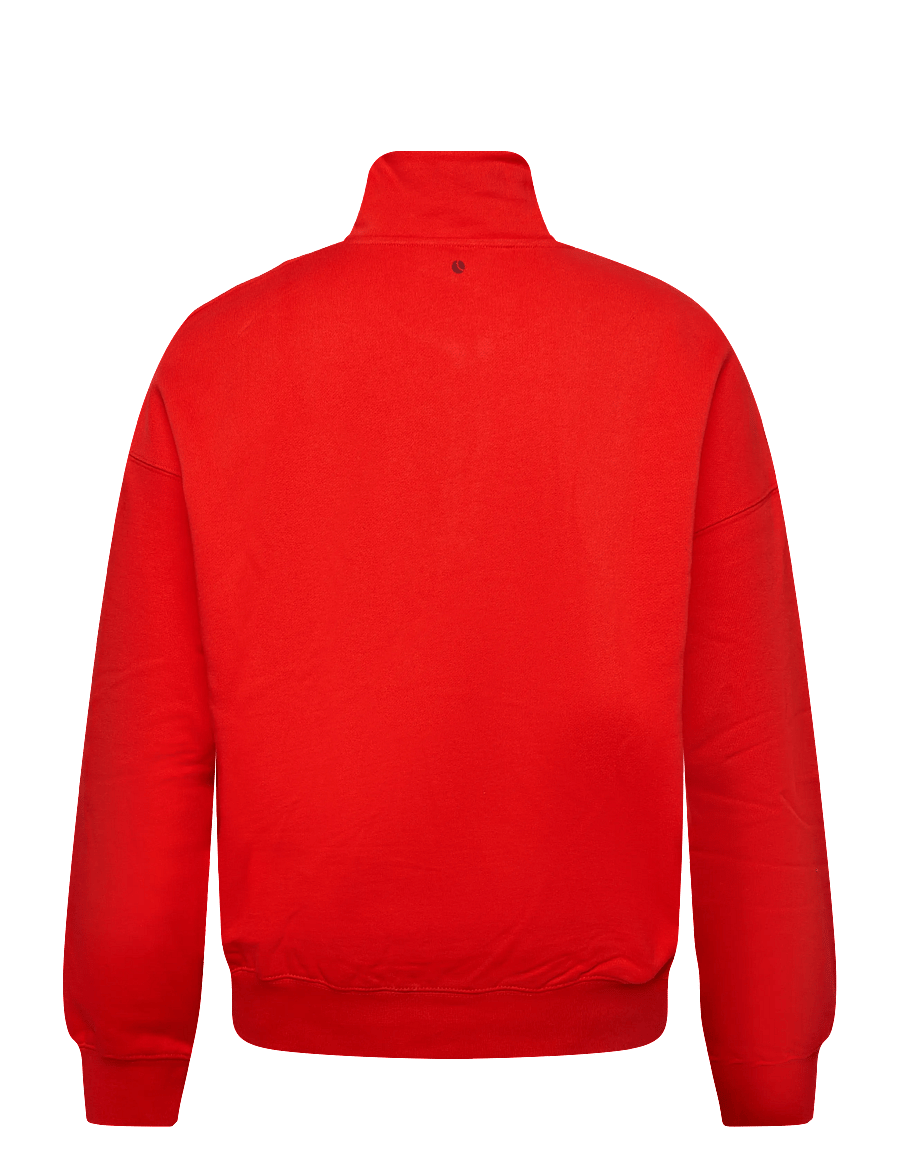 Björn Borg - BORG OVERSIZED HALF-ZIP - tops - flame scarlet - 1