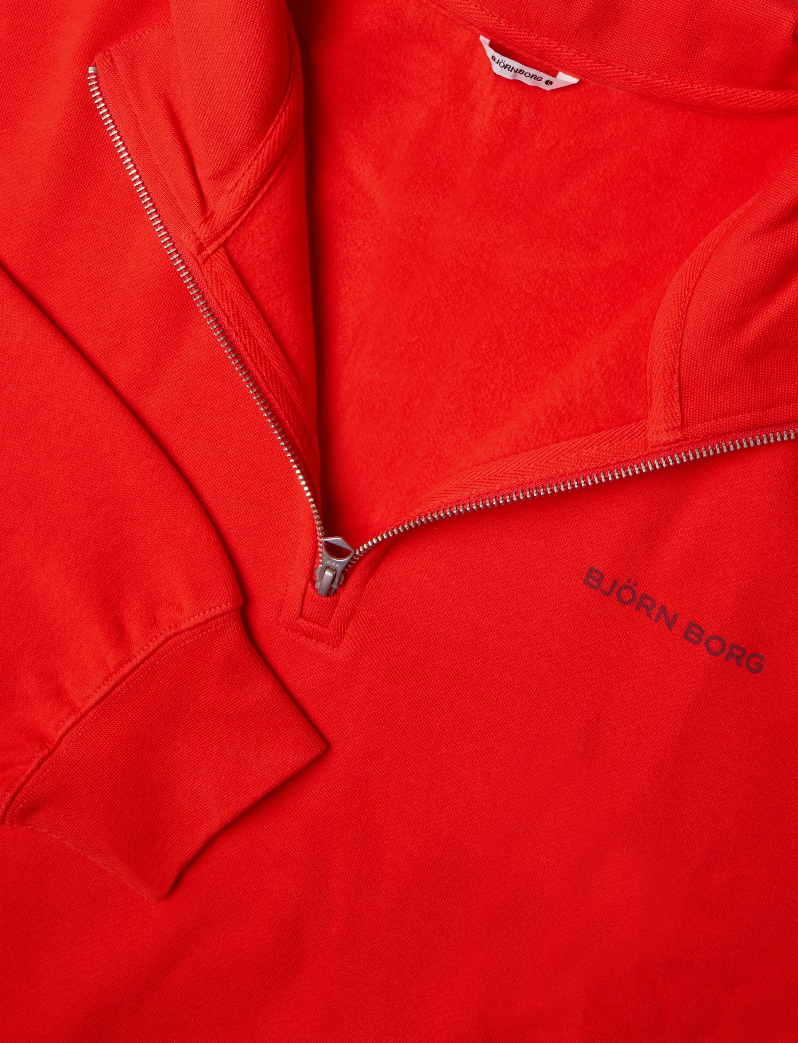 Björn Borg - BORG OVERSIZED HALF-ZIP - tops - flame scarlet - 2
