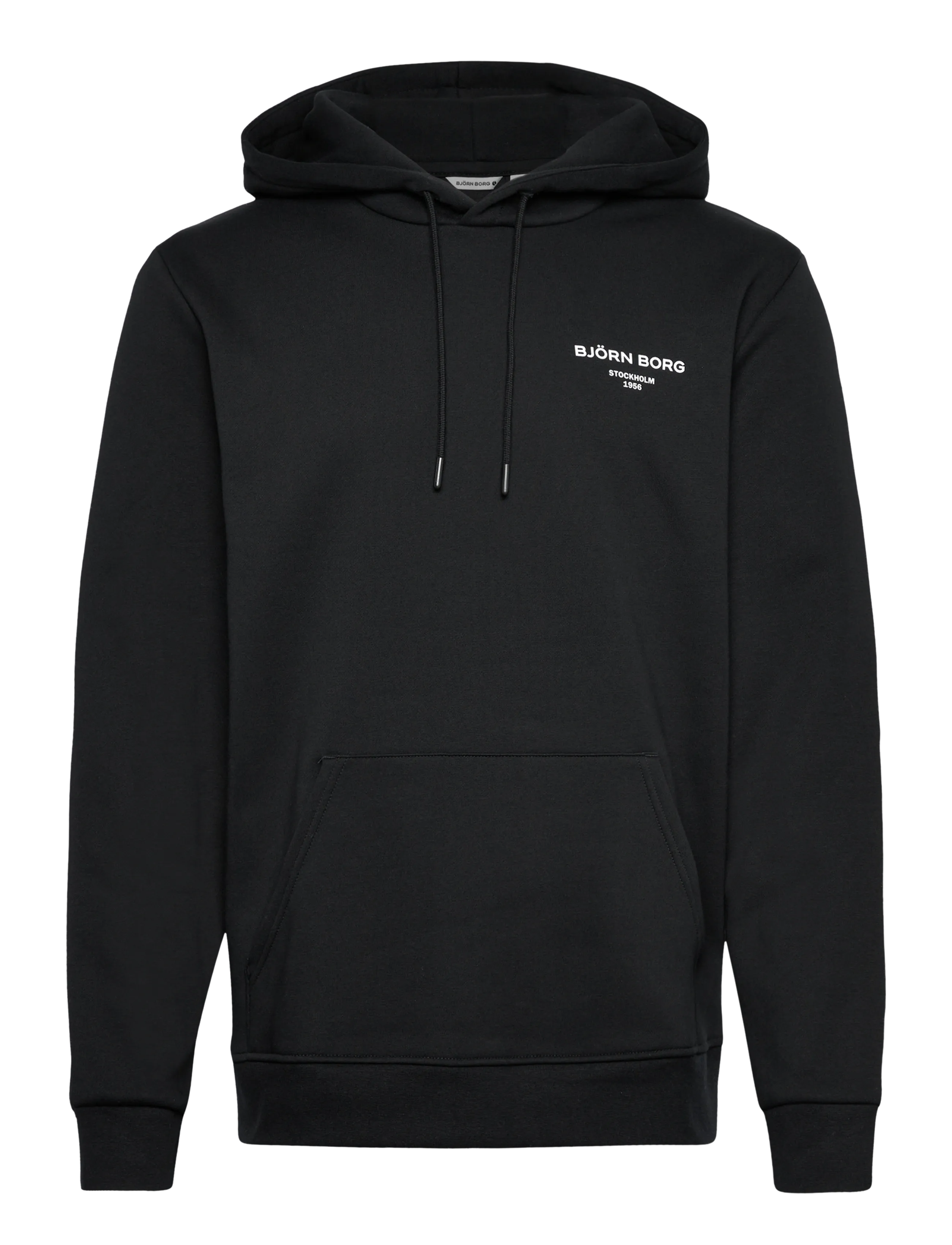 Björn Borg BORG ESSENTIAL 1 HOODIE - Kläder - BLACK BEAUTY / black