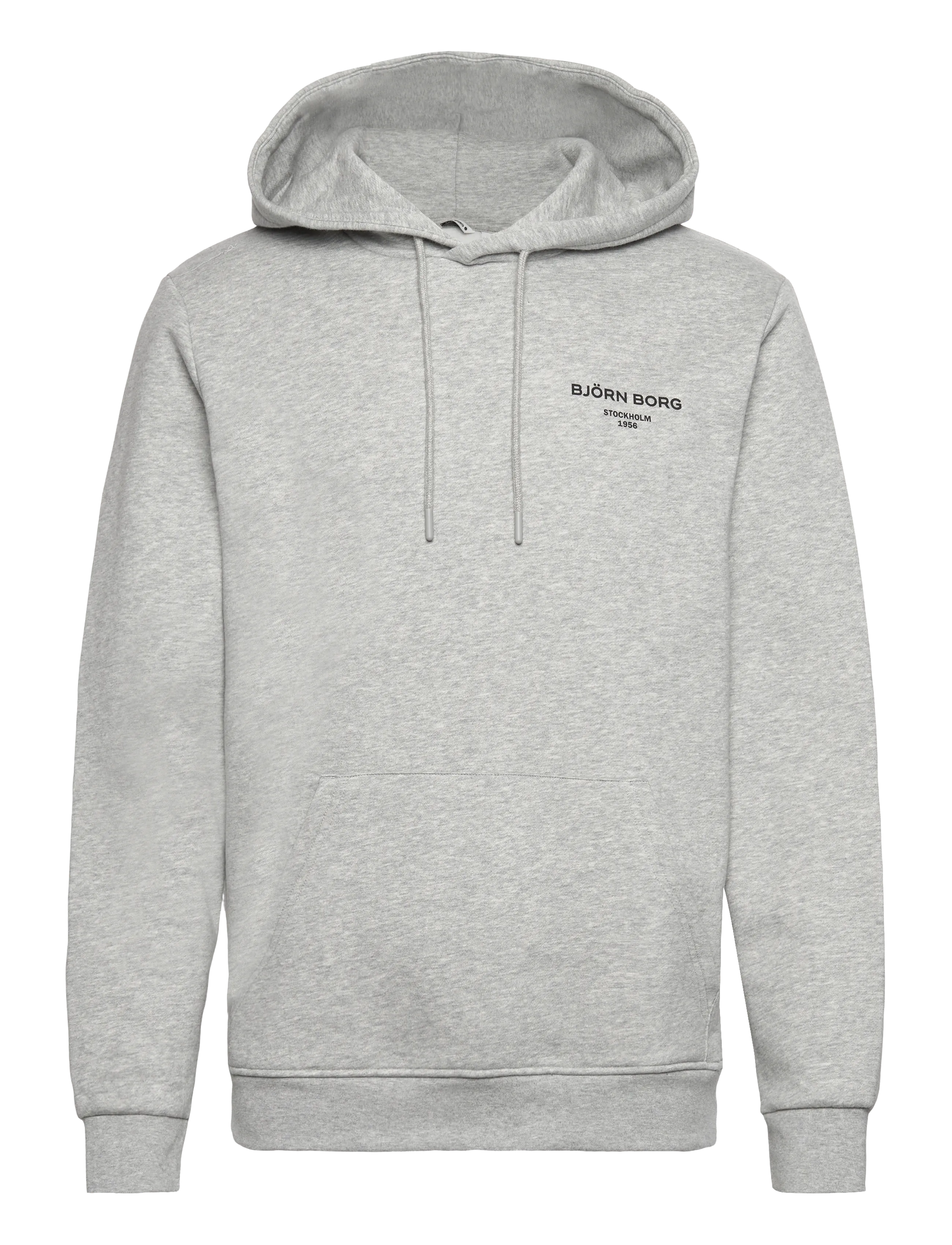 Björn Borg BORG ESSENTIAL 1 HOODIE - Kläder - LIGHT GREY MELANGE / grey