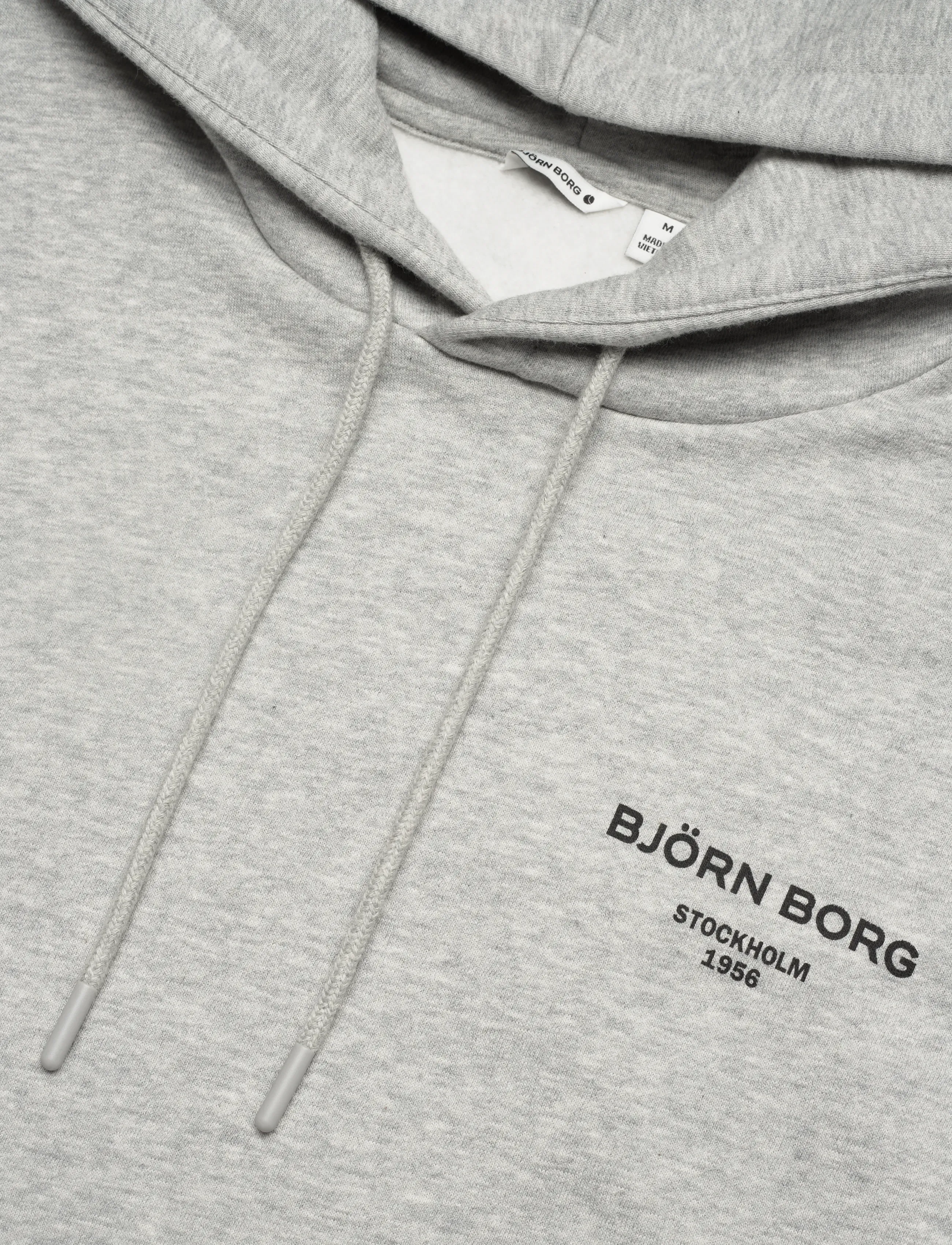 Björn Borg - BORG ESSENTIAL 1 HOODIE - tops - light grey melange - 5