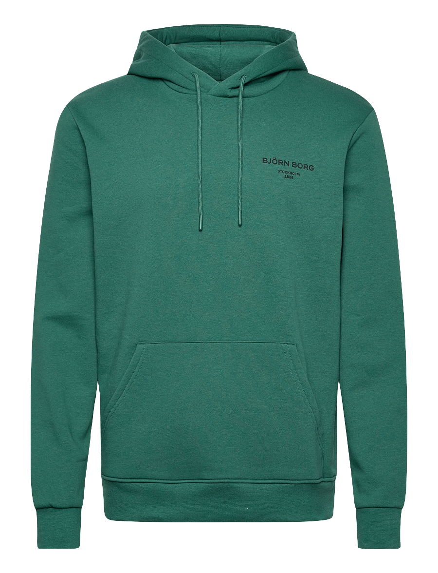 Björn Borg - BORG ESSENTIAL 1 HOODIE - overdele - posy green - 1