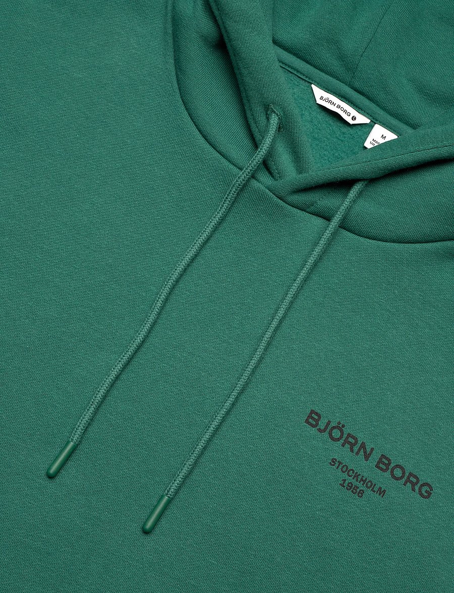 Björn Borg - BORG ESSENTIAL 1 HOODIE - overdele - posy green - 5