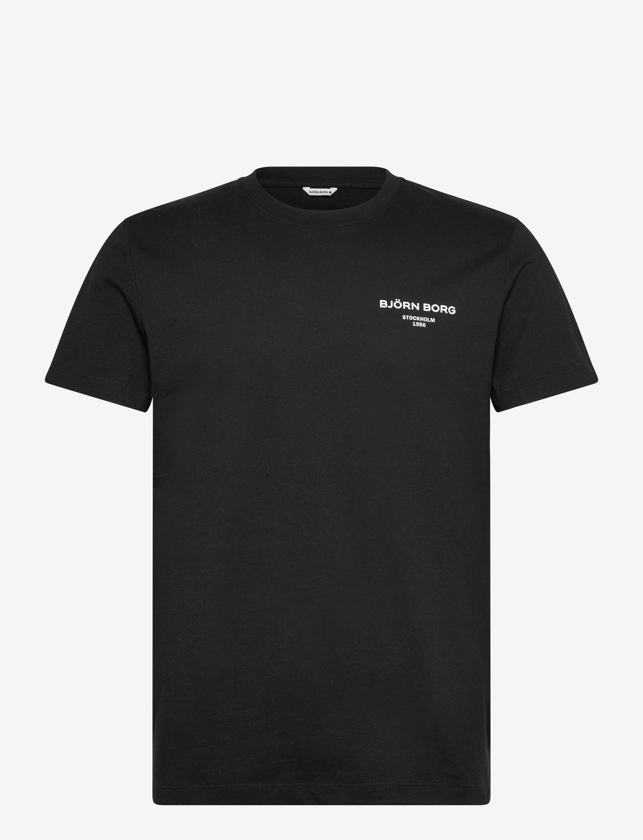 Björn Borg - BORG ESSENTIAL 1 T-SHIRT - tops & t-shirts - black beauty - 0