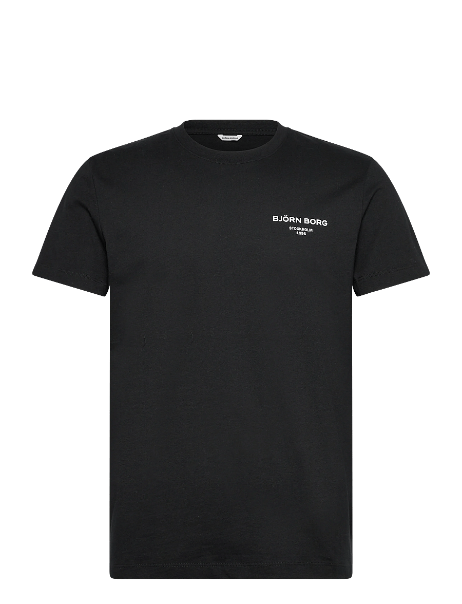 Björn Borg - BORG ESSENTIAL 1 T-SHIRT - alussärgid ja t-särgid - black beauty - 1