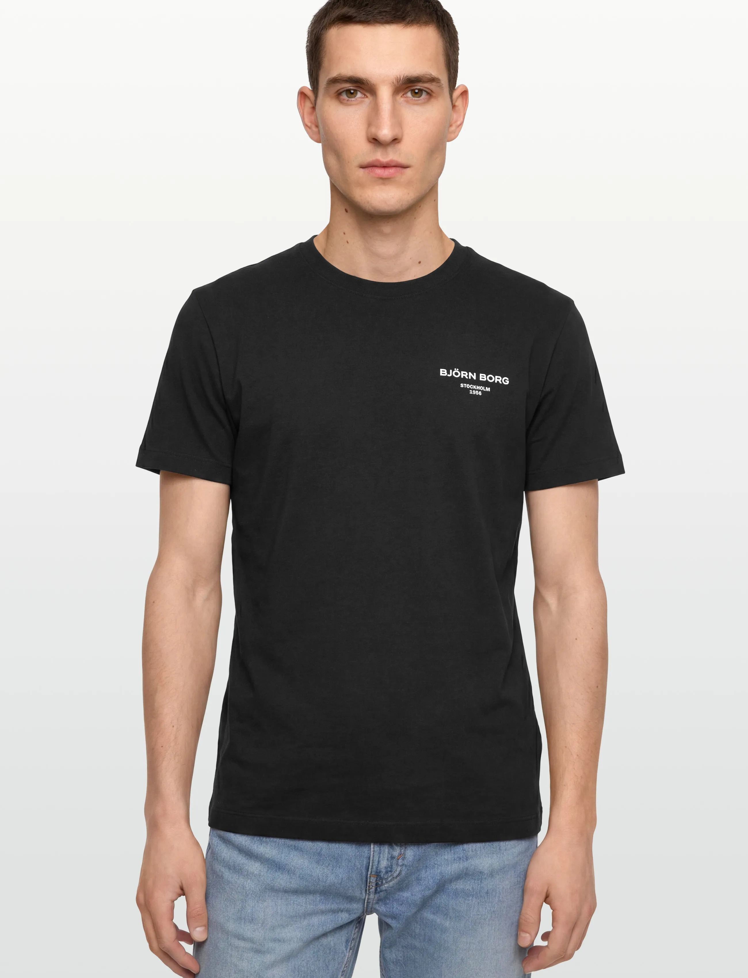 Björn Borg - BORG ESSENTIAL 1 T-SHIRT - lowest prices - black beauty - 3