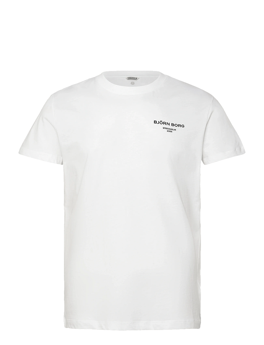 Björn Borg - BORG ESSENTIAL 1 T-SHIRT - tops & t-shirts - brilliant white - 1