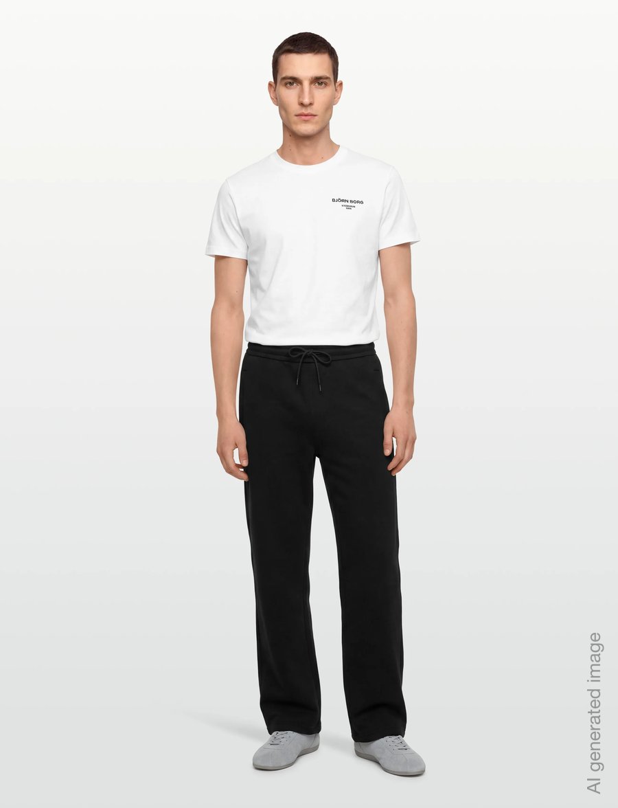 Björn Borg - BORG ESSENTIAL 1 T-SHIRT - tops & t-shirts - brilliant white - 0