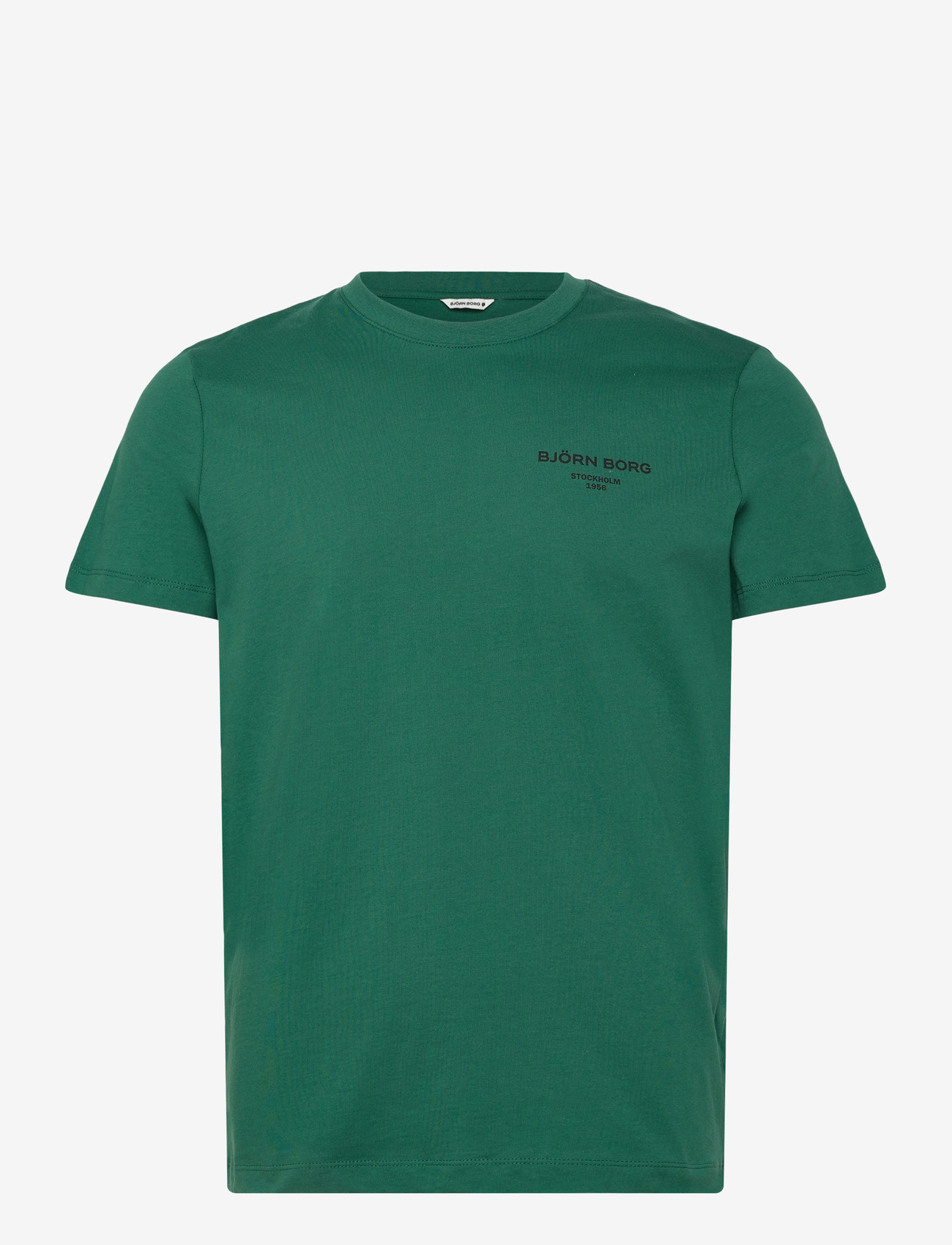Björn Borg - BORG ESSENTIAL 1 T-SHIRT - t-shirts - posy green - 0