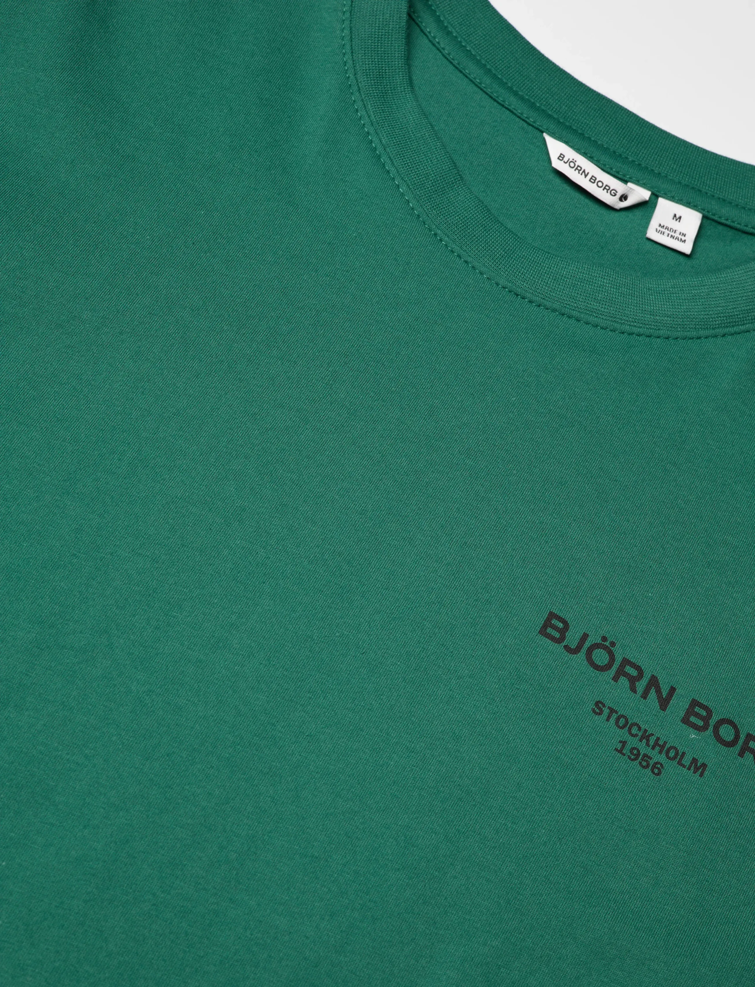 Björn Borg - BORG ESSENTIAL 1 T-SHIRT - oberteile & t-shirts - posy green - 2