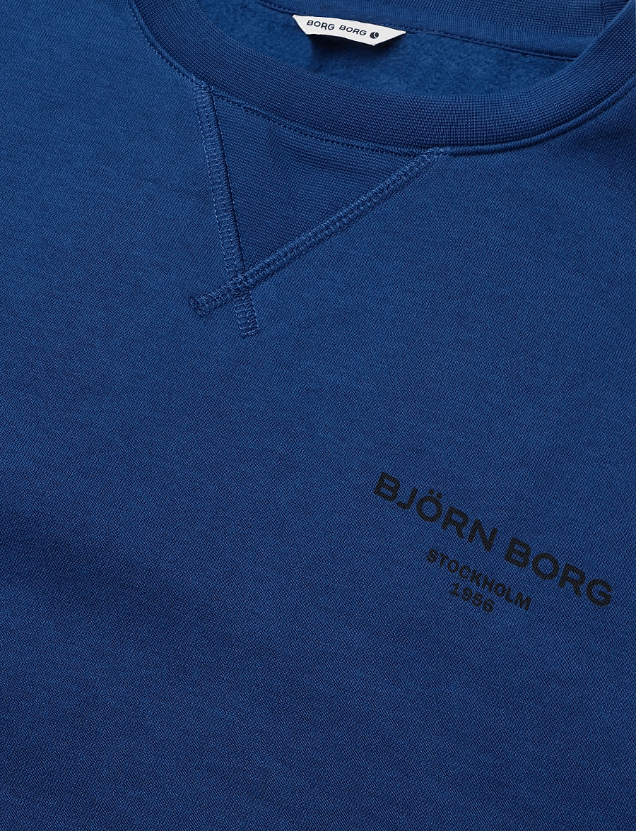 Björn Borg - BORG ESSENTIAL 1 SWEATSHIRT - tops - estate blue - 2