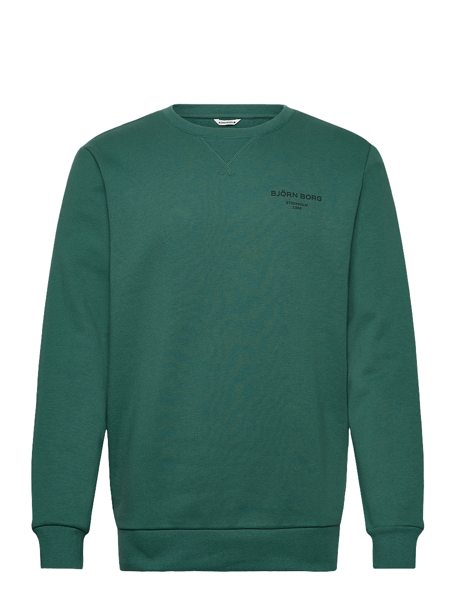 Björn Borg - BORG ESSENTIAL 1 SWEATSHIRT - oberteile - posy green - 1