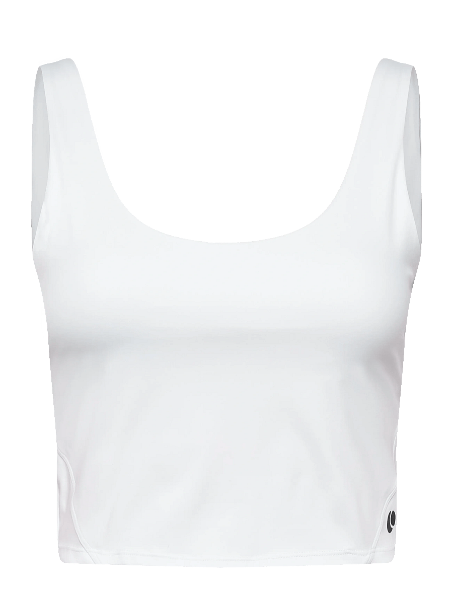 Björn Borg - ACE 2 IN 1 CROPPED TANK - linnen - brilliant white - 0