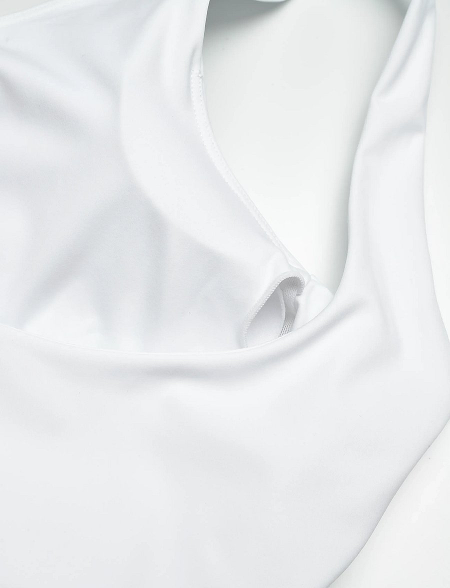 Björn Borg - ACE 2 IN 1 CROPPED TANK - linnen - brilliant white - 3