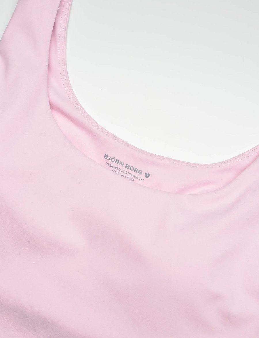 Björn Borg - ACE 2 IN 1 CROPPED TANK - Õlapaeltega pluusid - pink lady - 2