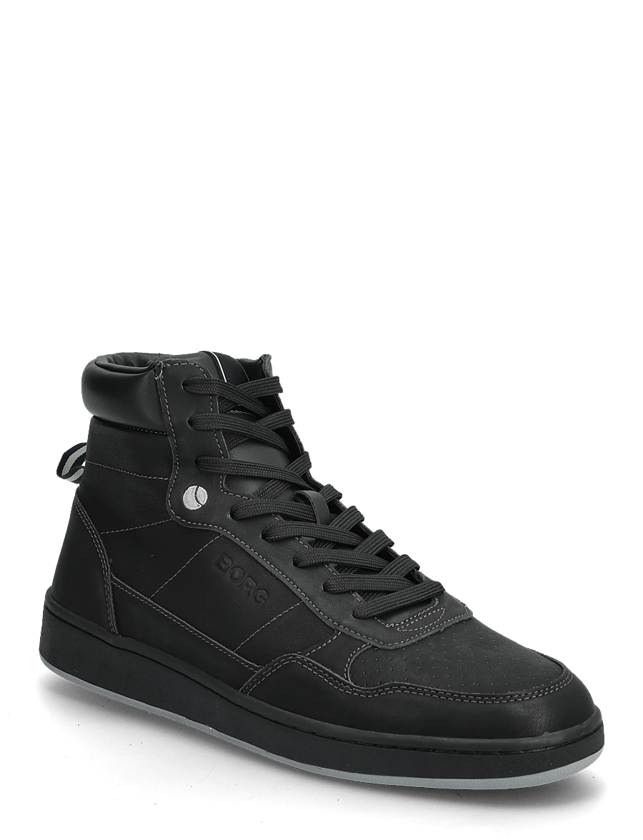 Björn Borg - SLAM HIGH - korkeavartiset tennarit - black - black - 0