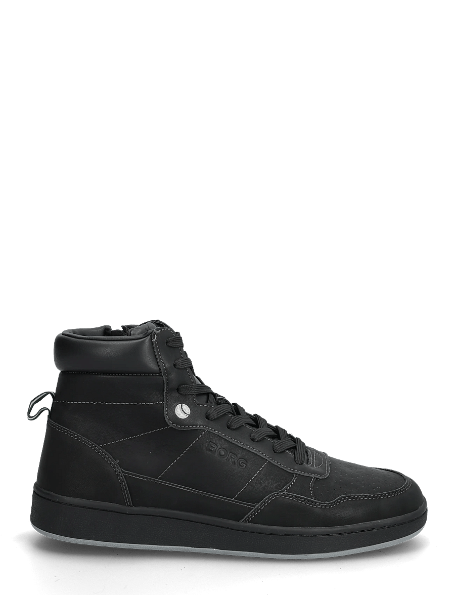Björn Borg - SLAM HIGH - korkeavartiset tennarit - black - black - 1