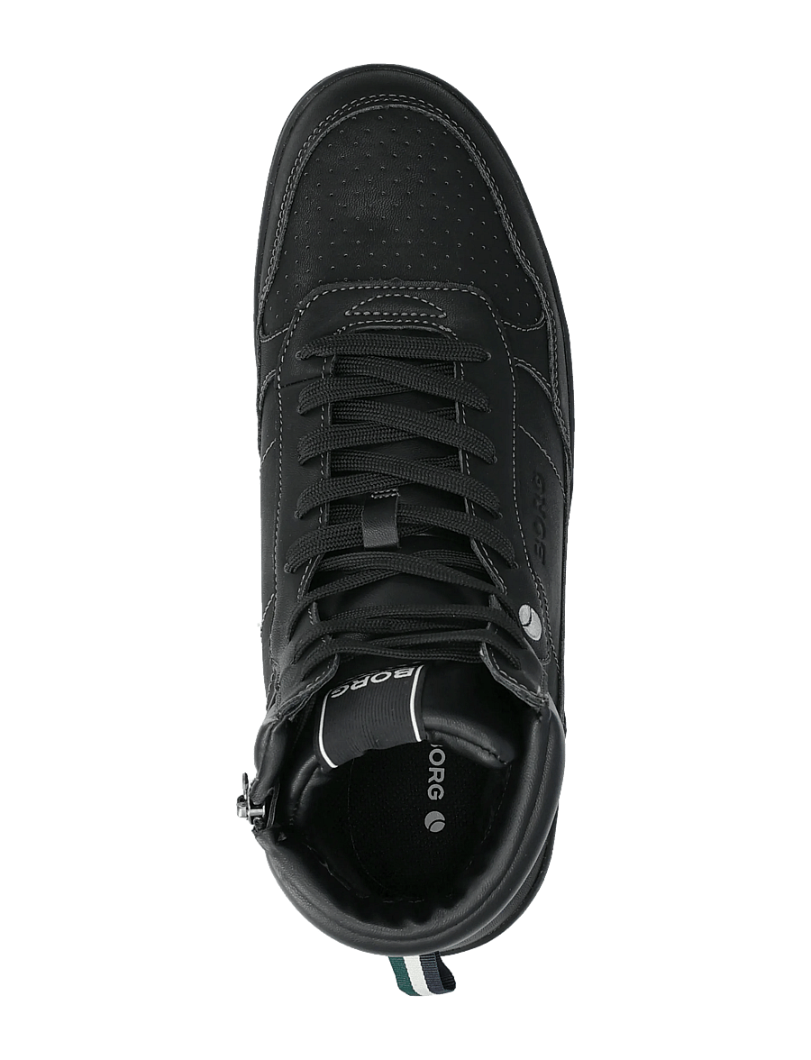 Björn Borg - SLAM HIGH - korkeavartiset tennarit - black - black - 3