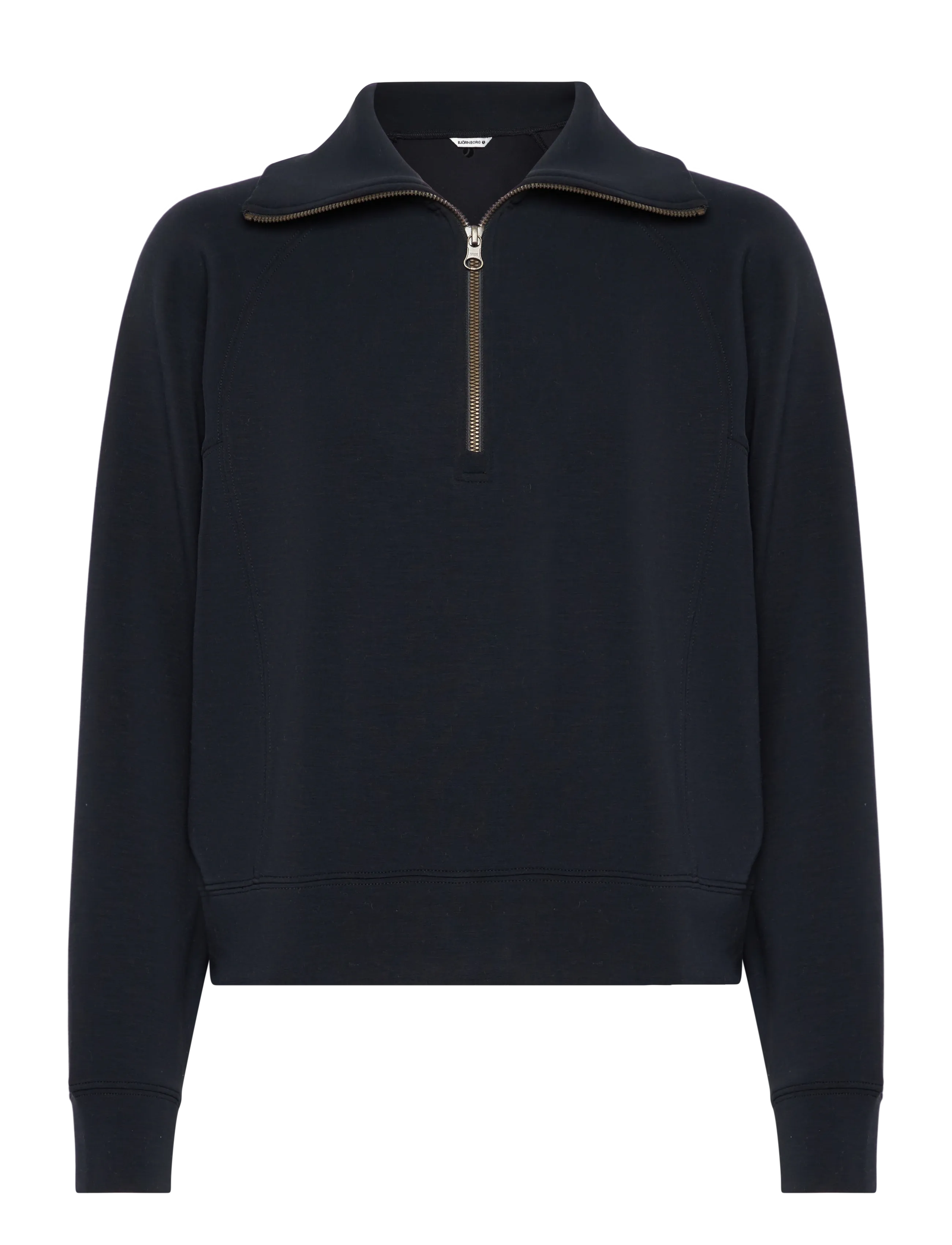Björn Borg STUDIO SOFT HALFZIP SWEATSHIRT - Training - BLACK BEAUTY / black
