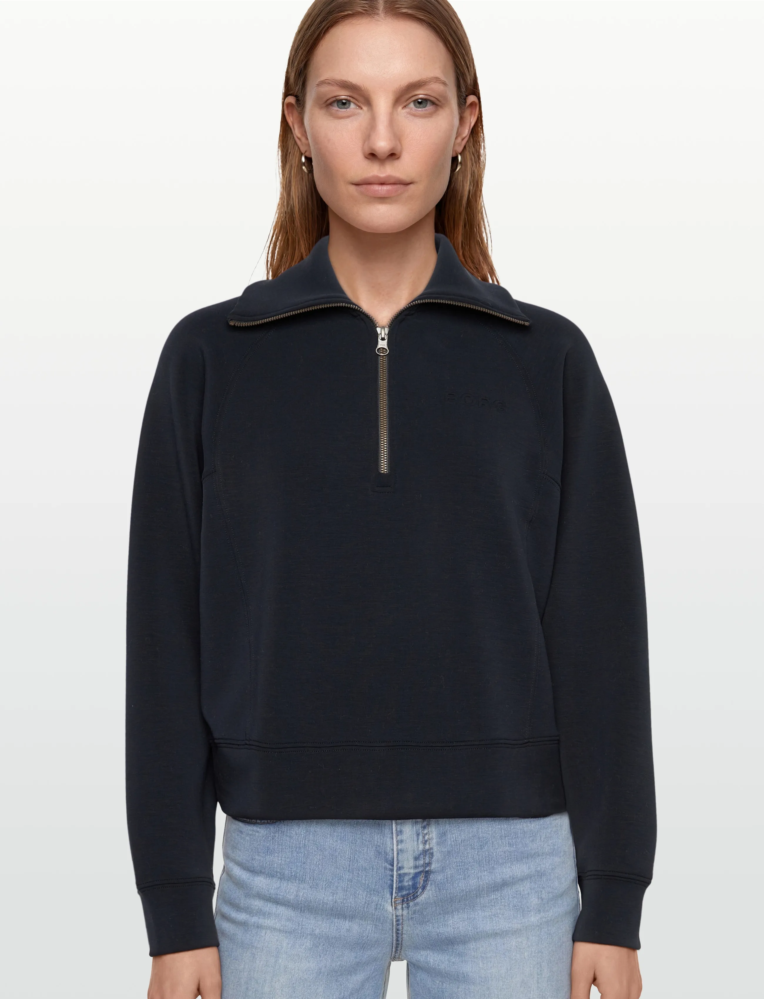 Björn Borg - STUDIO SOFT HALFZIP SWEATSHIRT - sweatshirts - black beauty - 3