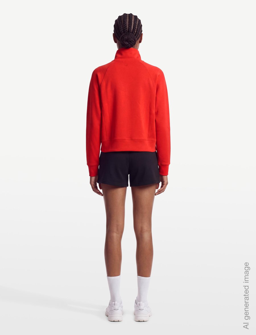 Björn Borg - STUDIO SOFT HALFZIP SWEATSHIRT - sweatshirts - flame scarlet - 4