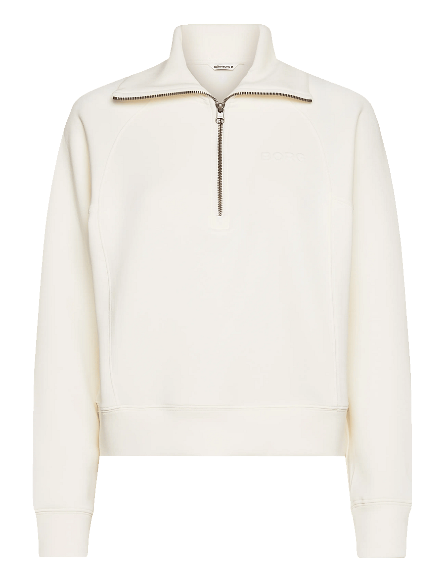 Björn Borg - STUDIO SOFT HALFZIP SWEATSHIRT - Överdelar - tofu - 0