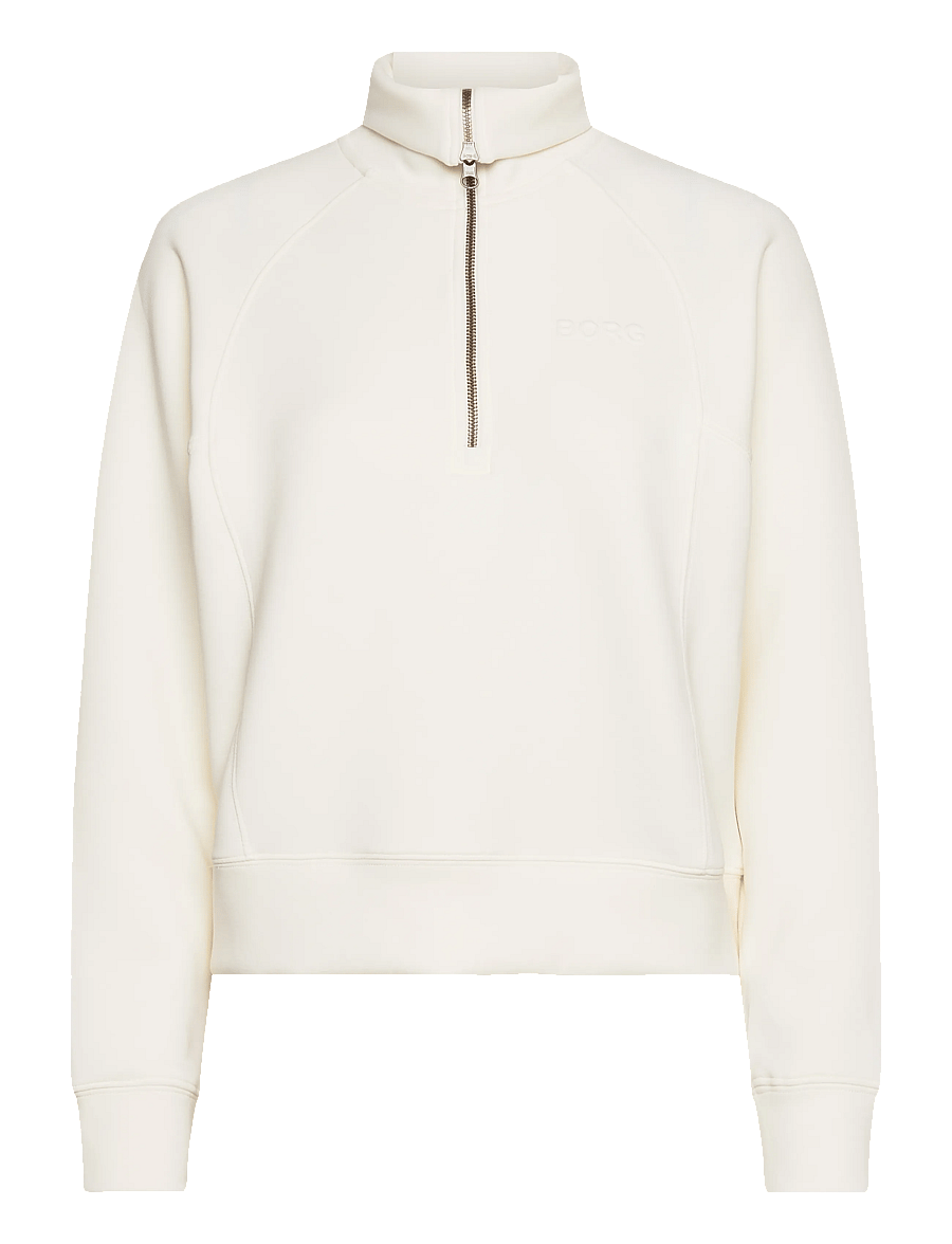 Björn Borg - STUDIO SOFT HALFZIP SWEATSHIRT - Överdelar - tofu - 1