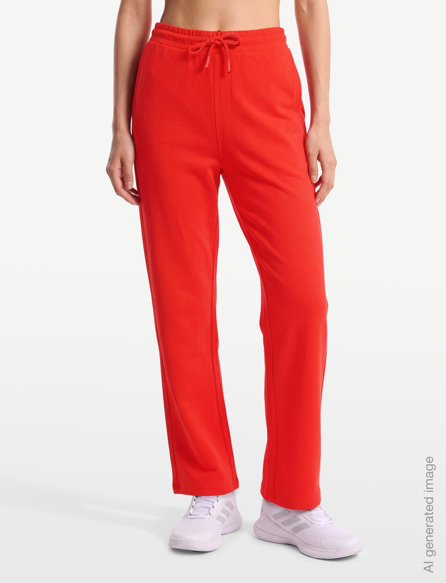 Björn Borg - STUDIO SOFT SWEATPANTS - trainingshosen - flame scarlet - 3