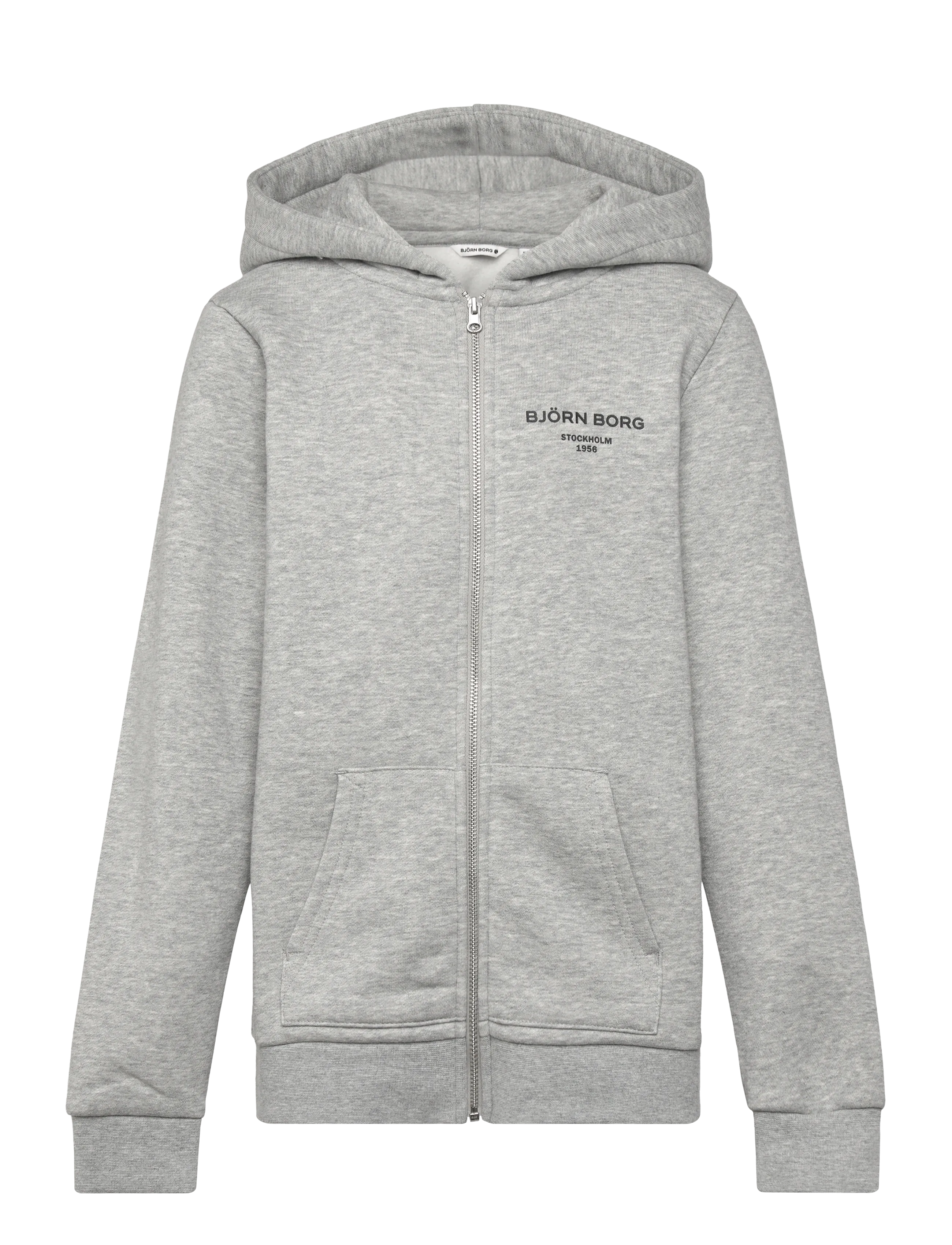 Björn Borg BORG ESSENTIAL 1 ZIP HOODIE - Björn Borg - LIGHT GREY MELANGE / grey