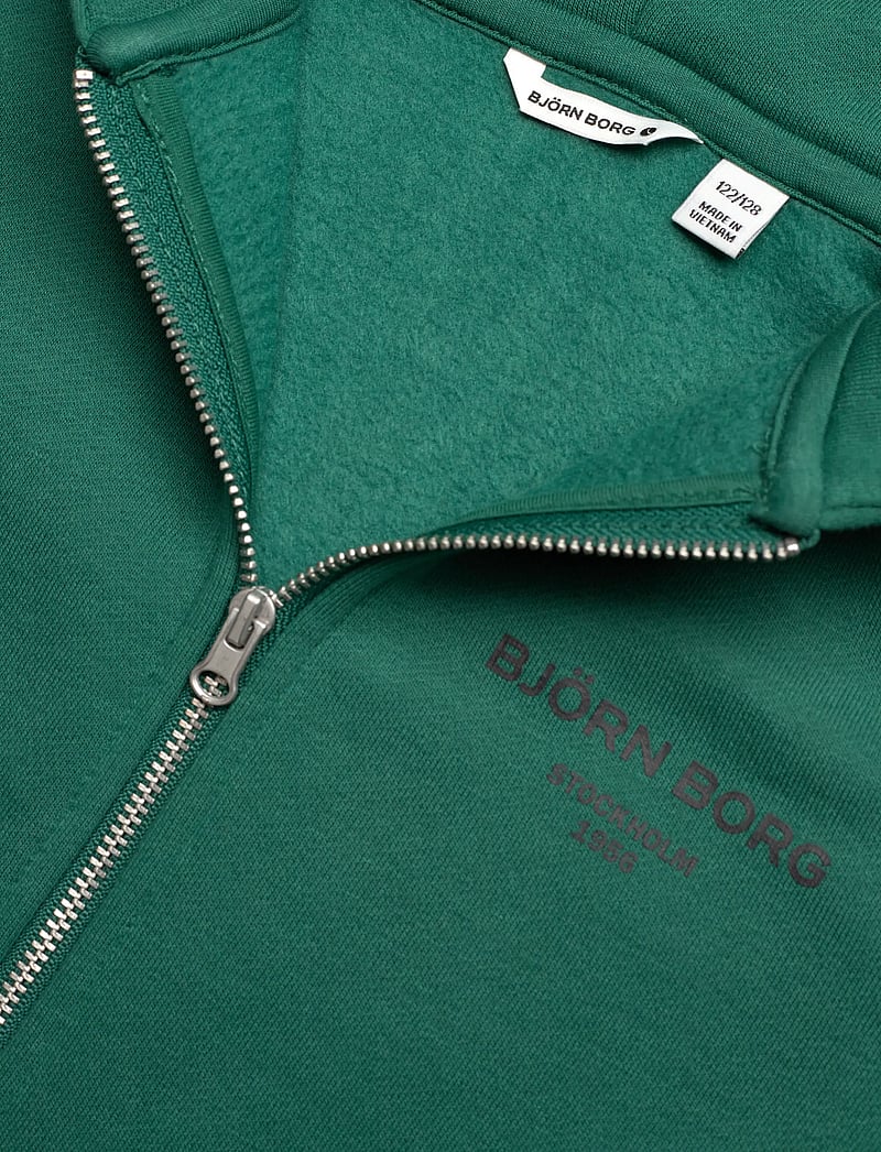 Björn Borg - BORG ESSENTIAL 1 ZIP HOODIE - kapuzenpullover - posy green - 2