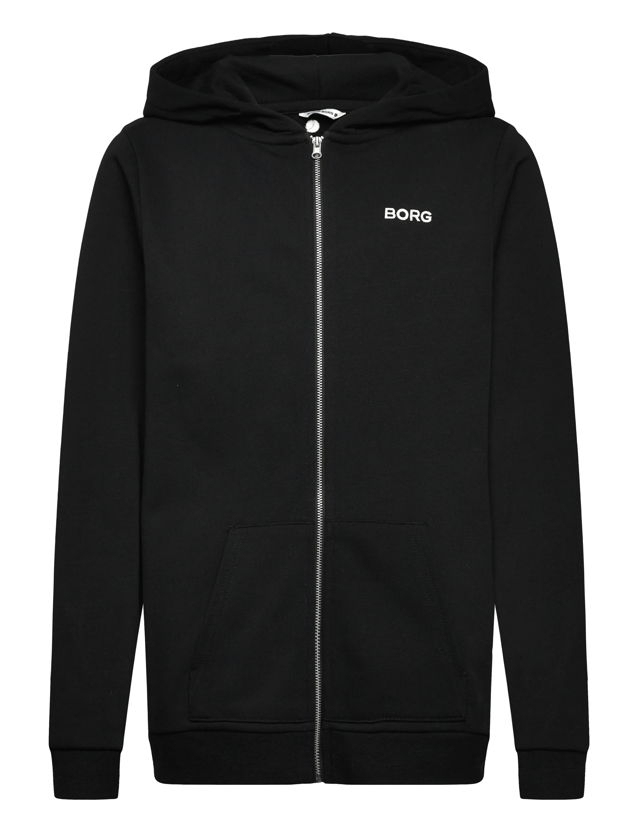 Björn Borg BORG ESSENTIAL 4 ZIP HOODIE - Fleeceklær - BLACK BEAUTY / black