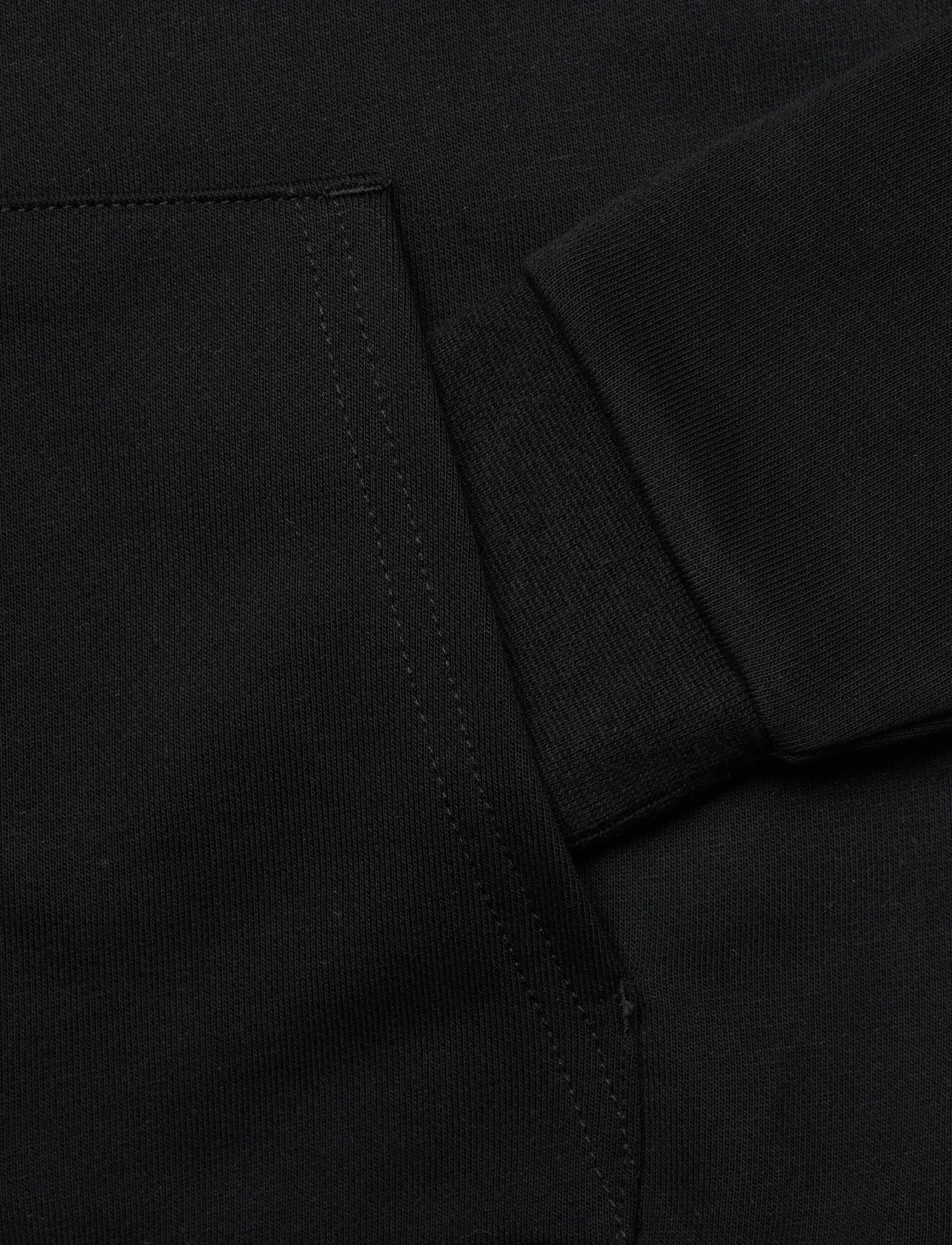 Björn Borg - BORG ESSENTIAL 4 ZIP HOODIE - huvtröjor - black beauty - 3