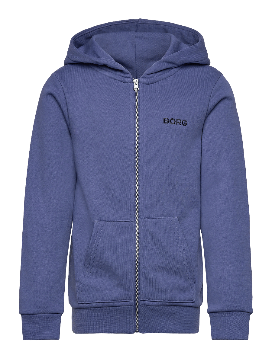 Björn Borg - BORG ESSENTIAL 4 ZIP HOODIE - kapuzenpullover - coastal fjord - 0