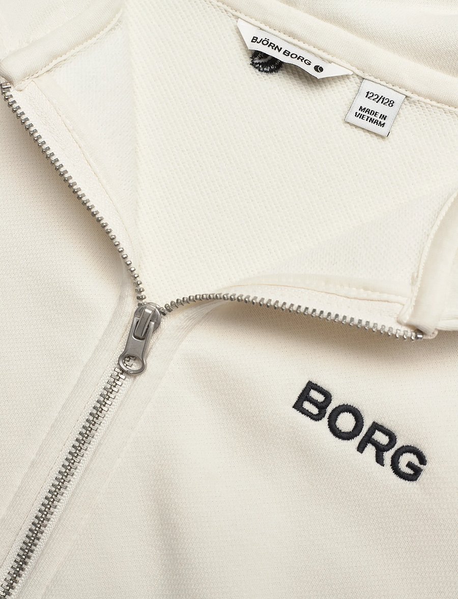 Björn Borg - BORG ESSENTIAL 4 ZIP HOODIE - kapuzenpullover - tofu - 2