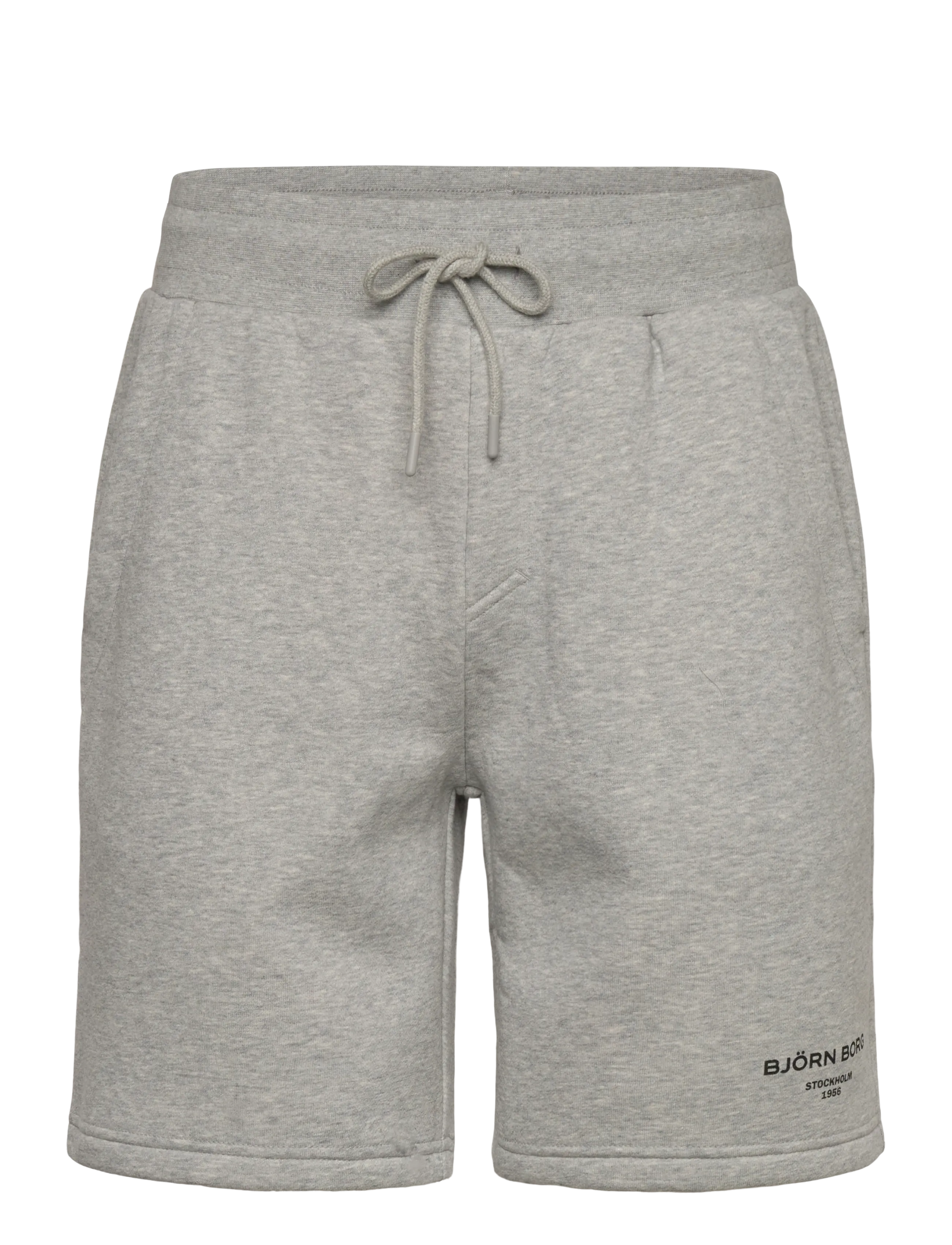 Björn Borg BORG ESSENTIAL 1 SWEATSHORTS - Clothing - LIGHT GREY MELANGE / grey