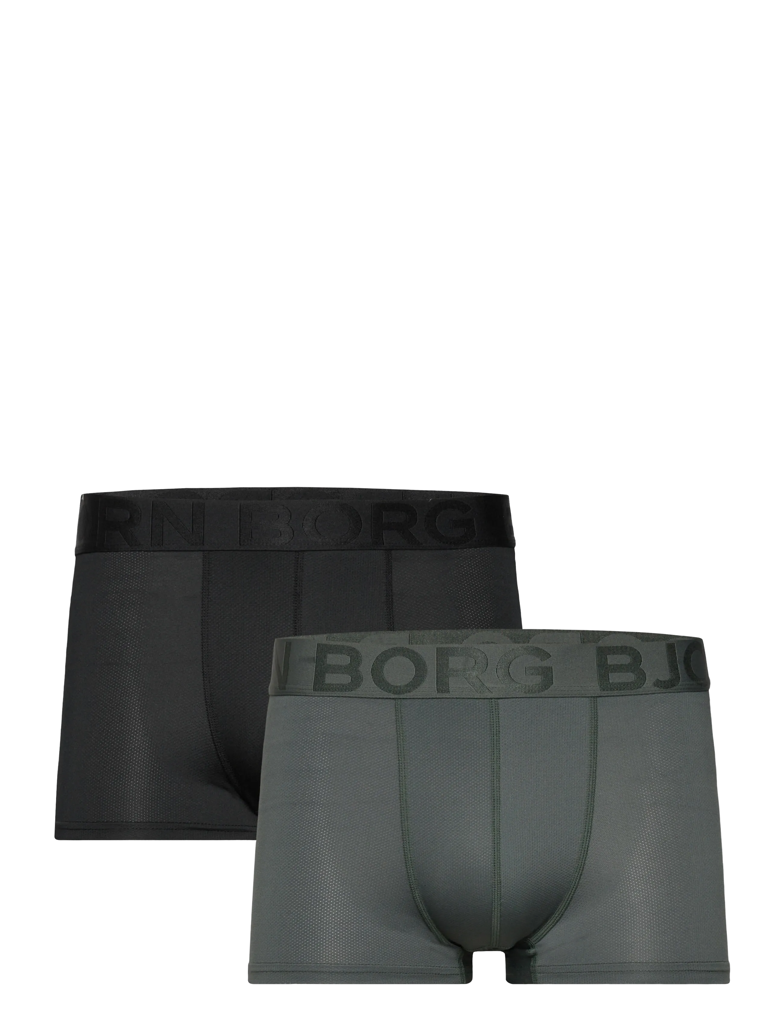 Björn Borg Sports Mesh Trunk 2P, Mænd, Mesh Sportstrusser, Sort, Str: XXL