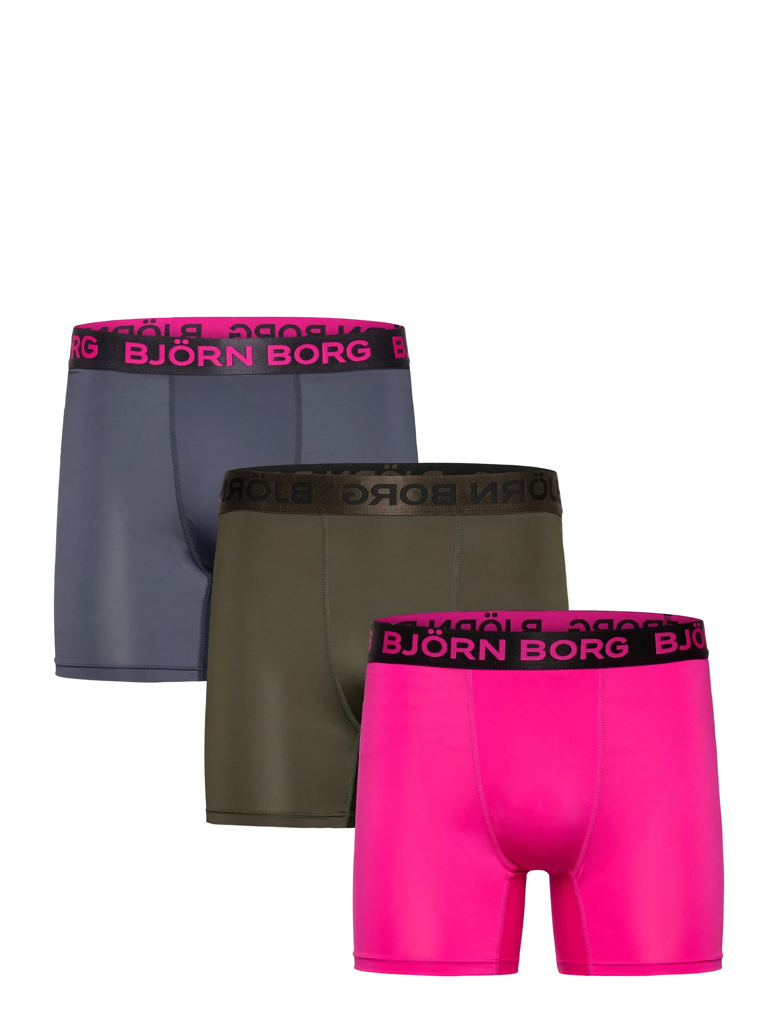 Björn Borg SPORTS MICROFIBER BOXER 3p - Kampanj - MULTIPACK 1 / pink/rose