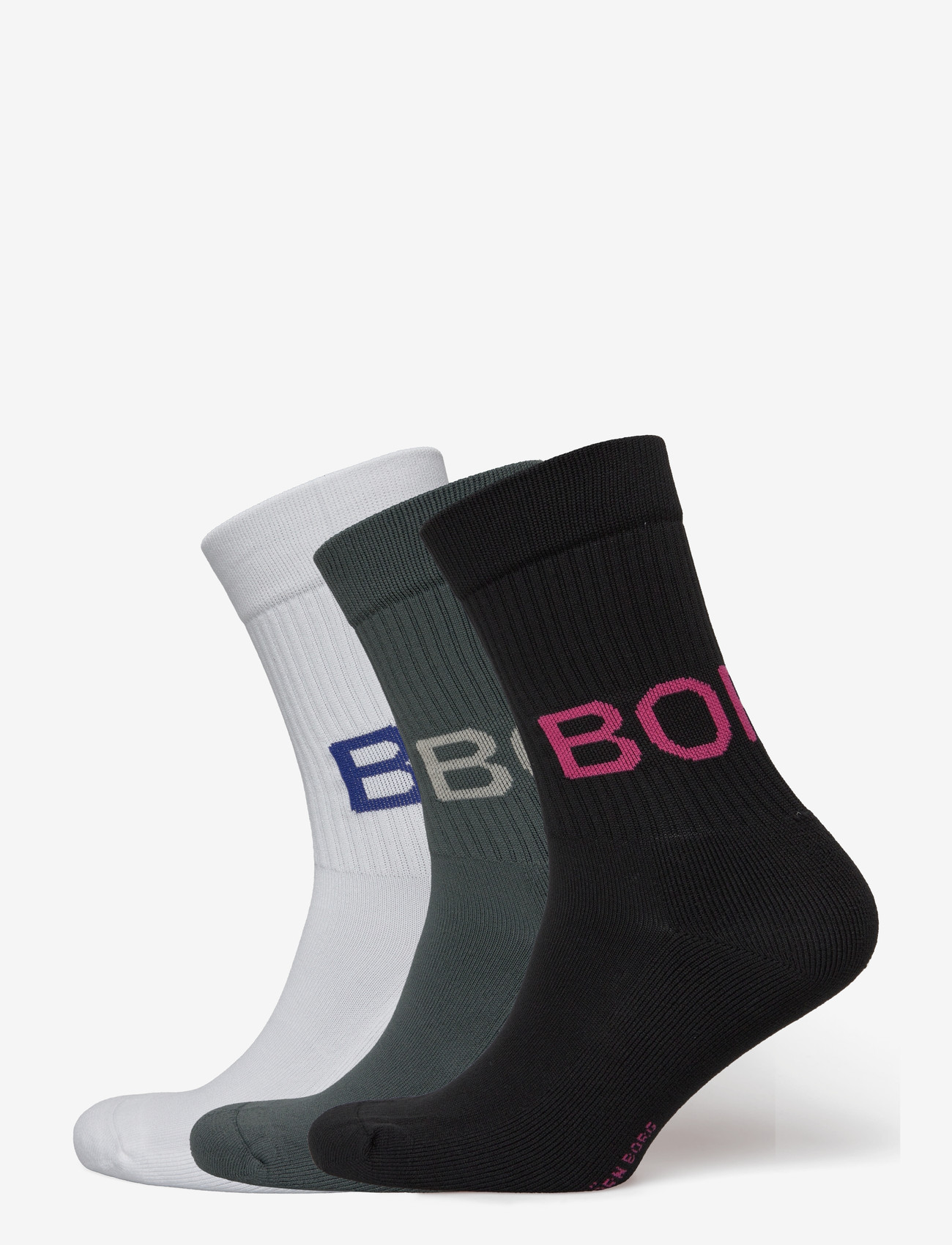 Björn Borg - CORE CREW POLYAMIDE SOCK 3p - träningsstrumpor - multipack 1 - 0