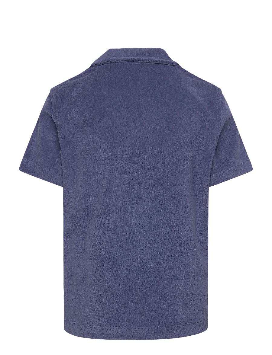 Björn Borg - BORG TOWELING POOL SHIRT - kortärmade skjortor - coastal fjord - 1