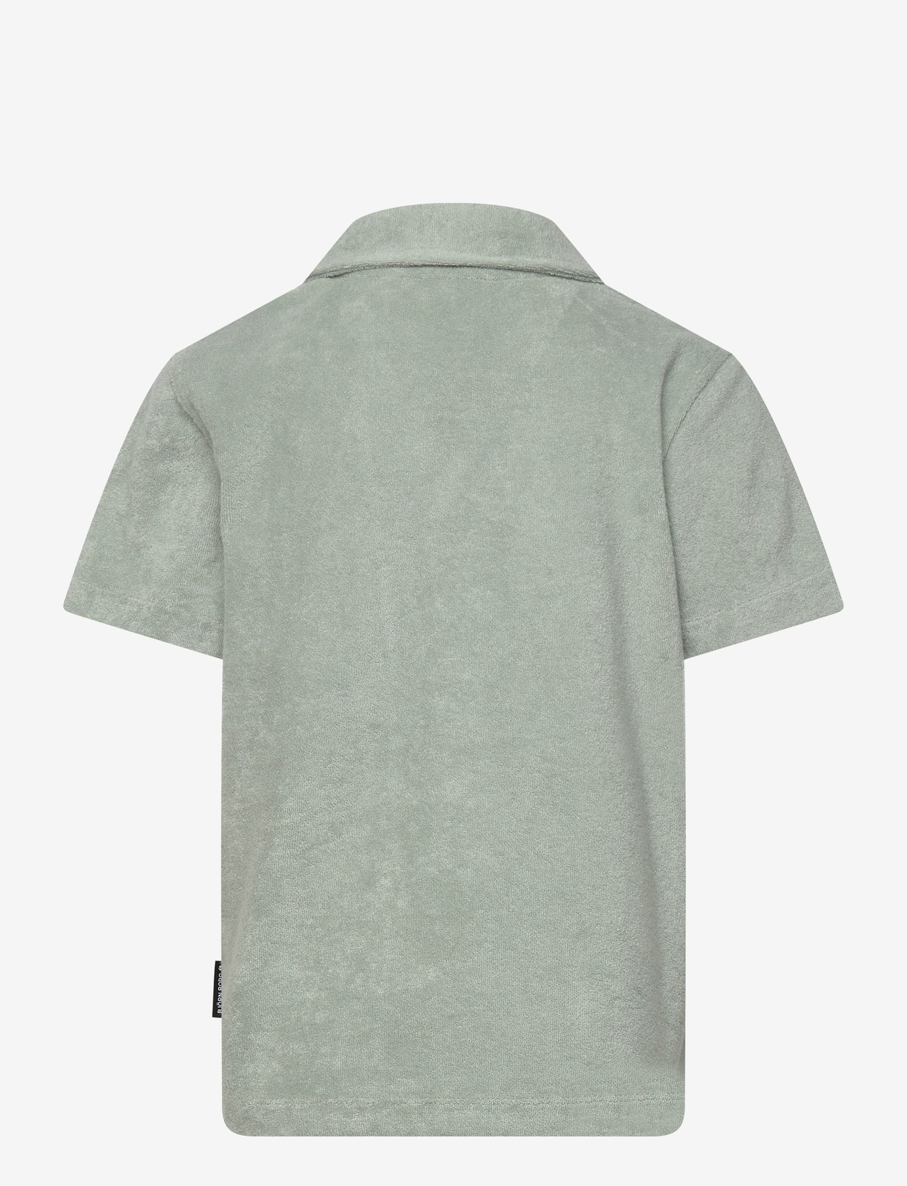 Björn Borg - BORG TOWELING POOL SHIRT - kortærmede skjorter - slate gray - 1